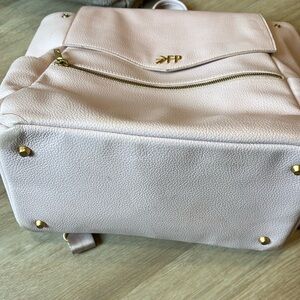 Freshly picked pink diaper bag